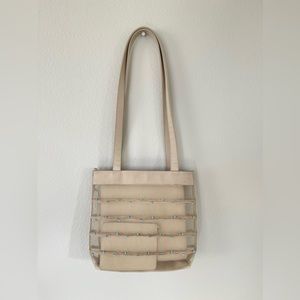 Nine West Y2K Beaded Mesh Shoulder Bag w/ Wallet